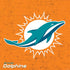 NFL Miami Dolphins Distressed- Orange PS4 Slim Bundle Skin